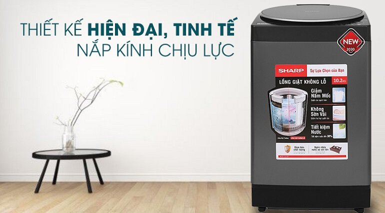 Máy giặt Sharp 10.2 kg ES-W102PV-H