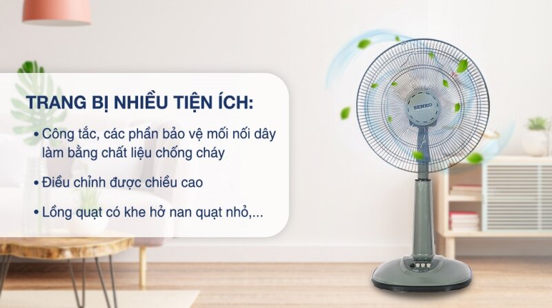 Đánh giá quạt lửng Senko L1638 - Xua tan oi bức ngày hè!