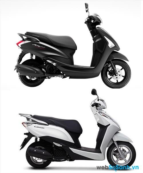 Yamaha Acruzo trông sang trọng, Lead lại thanh thoát hơn