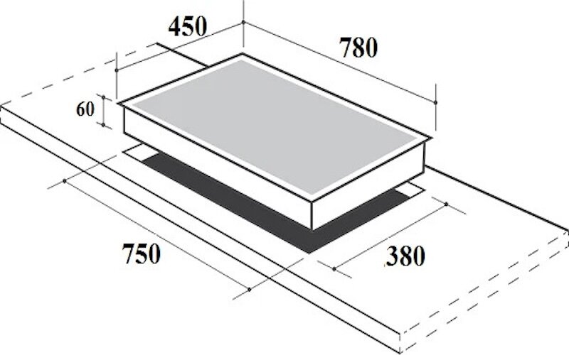 Bếp từ âm 3 vùng nấu Canzy CZ-TL67GA thiết kế hiện đại, tính năng thông minh