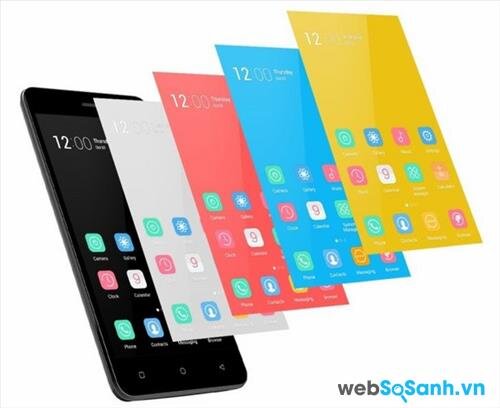 Smartphone Gioneer Pioneer P5W chạy hệ điều hành Android Lollipop với giao diện người dùng Amigo 3.1