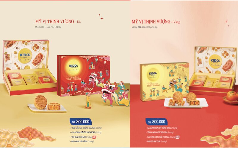 Bánh Trung thu KIDO’s Bakery – Trao mỹ vị, gửi yêu thương mùa trăng