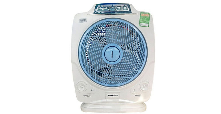 Tiros TS917 sử dụng cả 2 nguồn điện AC và DC quạt tích điện Tiross