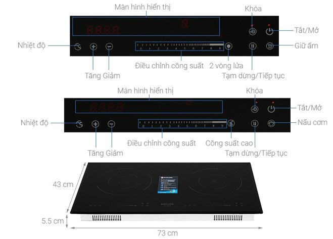 Các tính năng vượt trội bếp điện từ Sakura SE-3260B