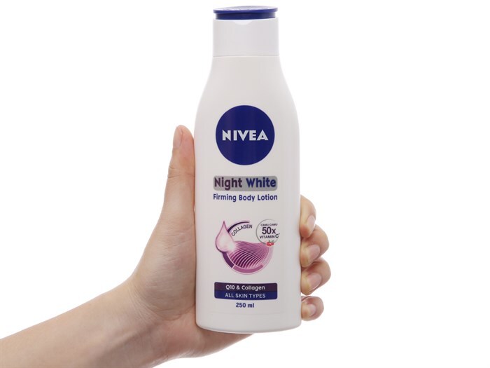 Sữa dưỡng thể Nivea ban đêm Night White Firrming Body Lotion