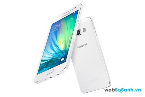 Galaxy A3 với thiết kế nguyên khối kim loại