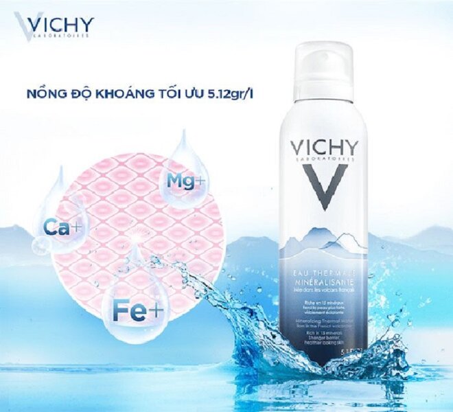 Xịt khoáng Vichy của Pháp