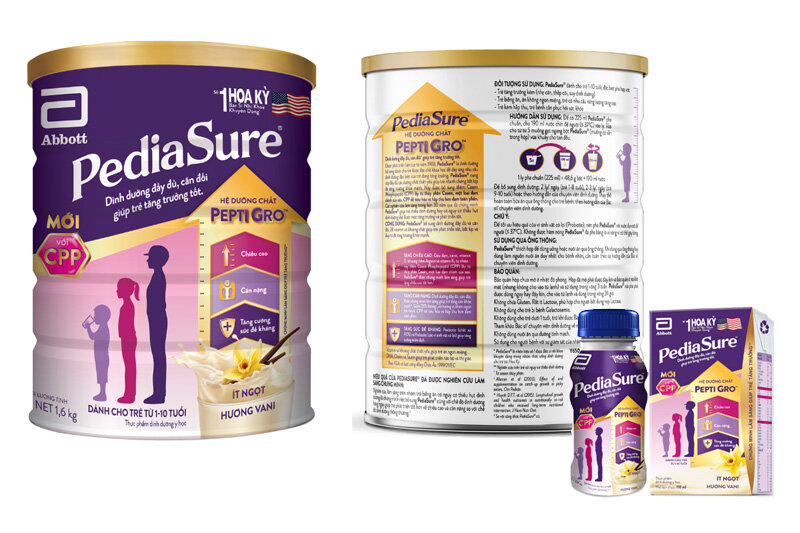 Đôi nét về thương hiệu sữa Pediasure Mỹ