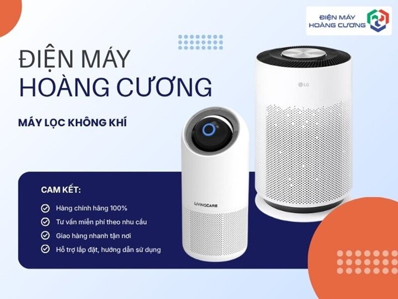 Tư vấn chọn máy lọc không khí chính hãng từ chuyên gia Điện máy Hoàng Cương