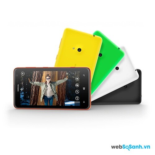 Lumia 625 giúp bạn thể hiện phong cách và cá tính qua những gram mầu 