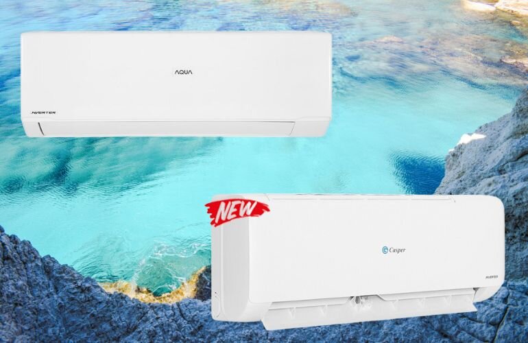 Điều hòa 9000 BTU inverter Casper TC-09IS35 và Aqua AQA-RUV10RB?