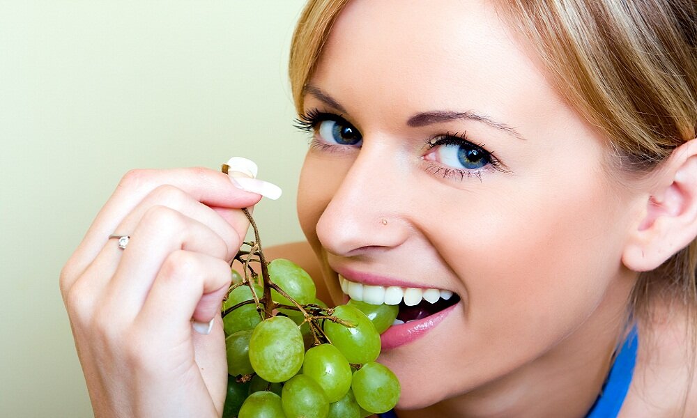 Eating grapes properly is good for your health