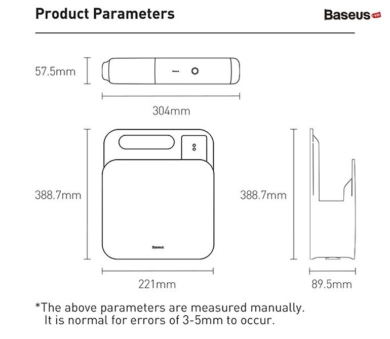 Máy hút bụi mini cầm tay Baseus H5