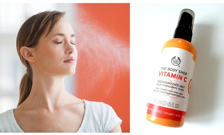 Xịt khoáng The Body Shop Vitamin C Energising Face Mist
