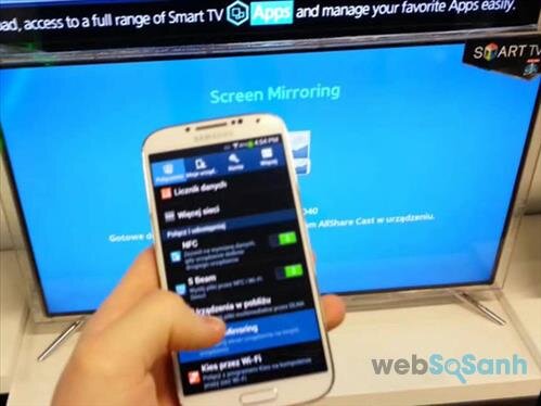 Các phương thức kết nối Screen Mirroring