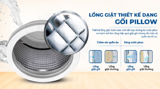 Tổng hợp 15 dòng máy giặt Aqua 10kg cửa ngang hiện bán trên thị trường