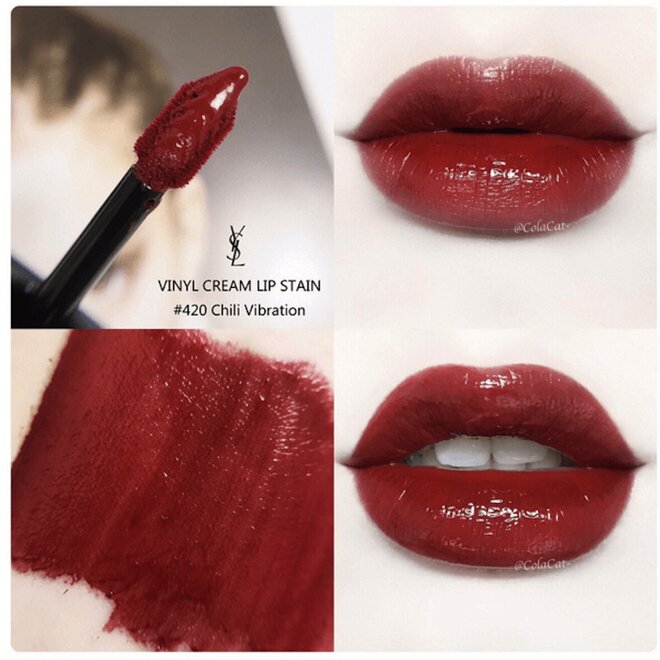 Son kem bóng YSL Vinyl Cream Lip Stain được thiết kế khéo léo