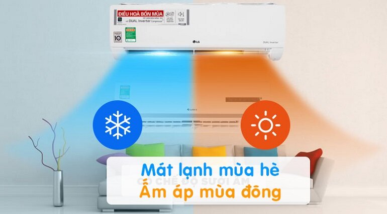 điều hòa LG 24000BTU 2 chiều inverter B24END1