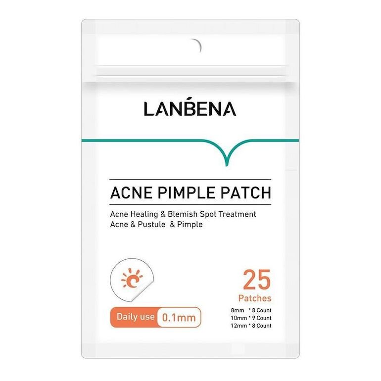 Lanbena acne patches are contained in an extremely sturdy Ziplock bag with elegant colors.