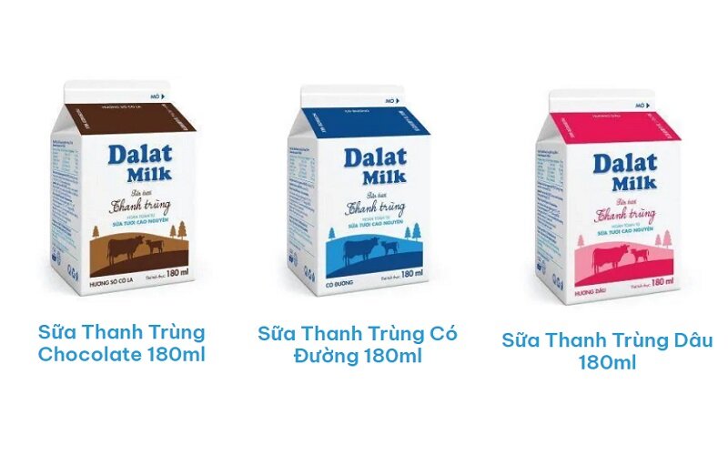 Sữa thanh trùng Dalat Milk