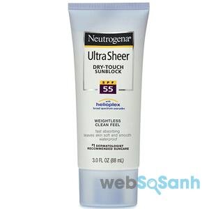 kem chống nắng cho da dầu nhờn neutrogena ultra sheer