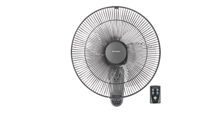 Quạt treo tường Mitsubishi W16-RA vận hành với điều khiển từ xa tiện lợi quạt treo tường Mitsubishi W16-RA