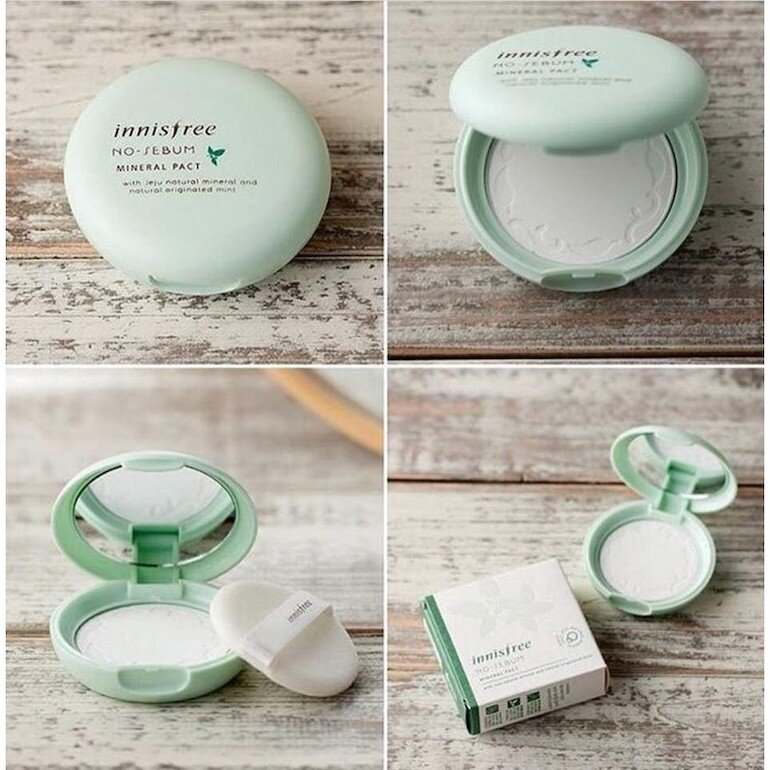 Phấn phủ kiềm dầu Innisfree No Sebum Mineral Pact