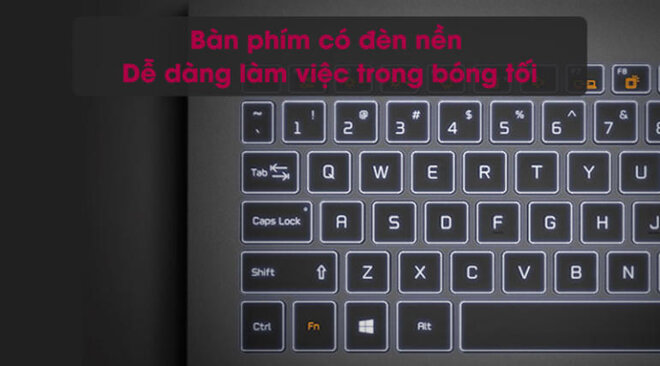 Bàn phím của laptop LG Gram 17Z90N-V.AH75A5 hỗ trợ gõ phím chính xác