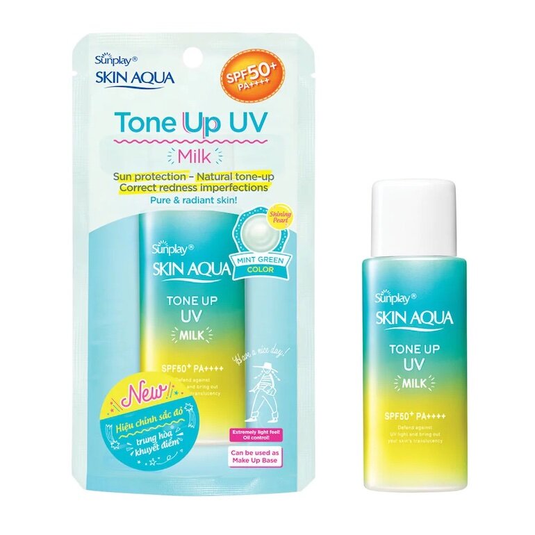 Sữa chống nắng Skin Aqua Tone Up bảo vệ da tốt bởi chỉ số chống nắng cao