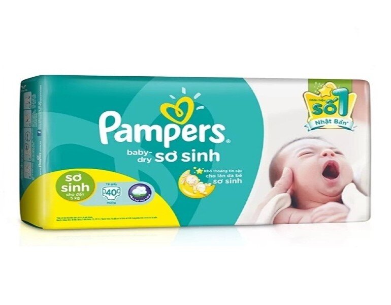 Pampers – thương hiệu tã dán trẻ sơ sinh hàng đầu Việt Nam
