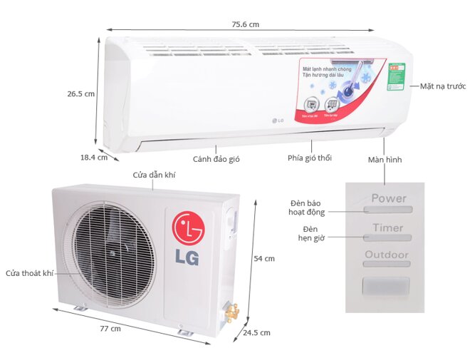 Máy lạnh LG S09EN1