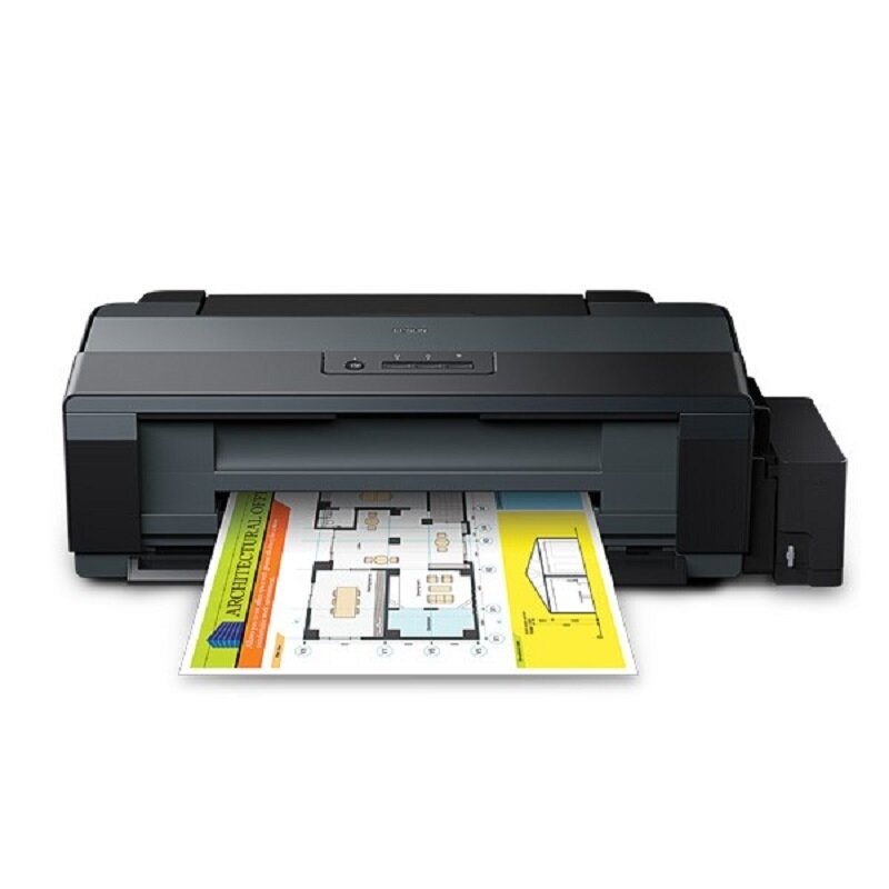 Máy in phun màu Epson L1300 - A3 có thiết kế hộp mực ngoài giúp khách hàng dễ dàng thêm mực in hoặc vệ sinh máy