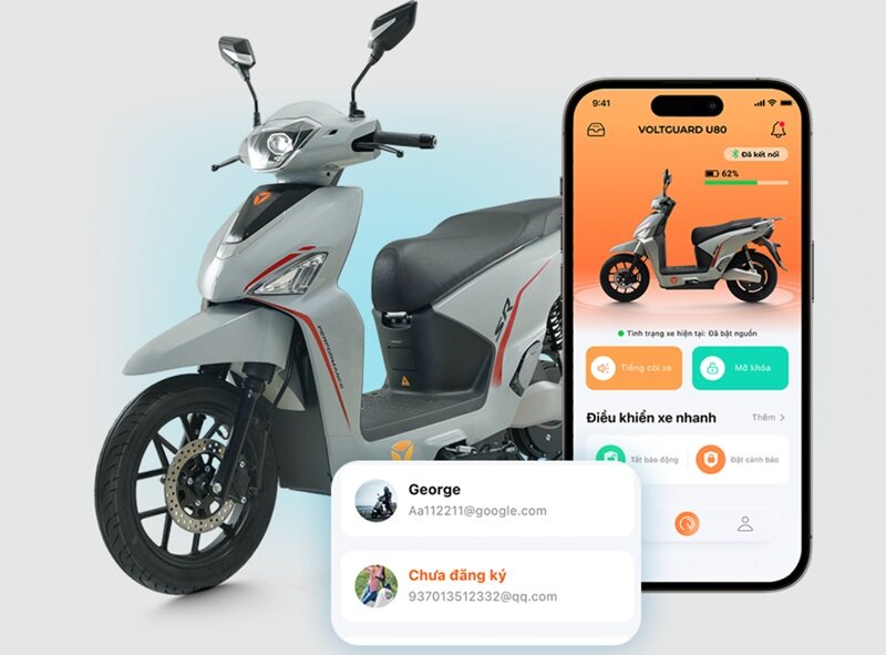 Xe máy điện mới tích hợp GPS, đi tới 280 km/lần sạc, giá mềm