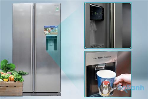 Tủ lạnh side by side Samsung 548 lít RS552NRUASL/SV