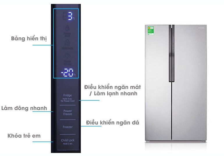 Tủ lạnh Samsung Inverter sở hữu nhiều tính năng tiện ích cho người dùng