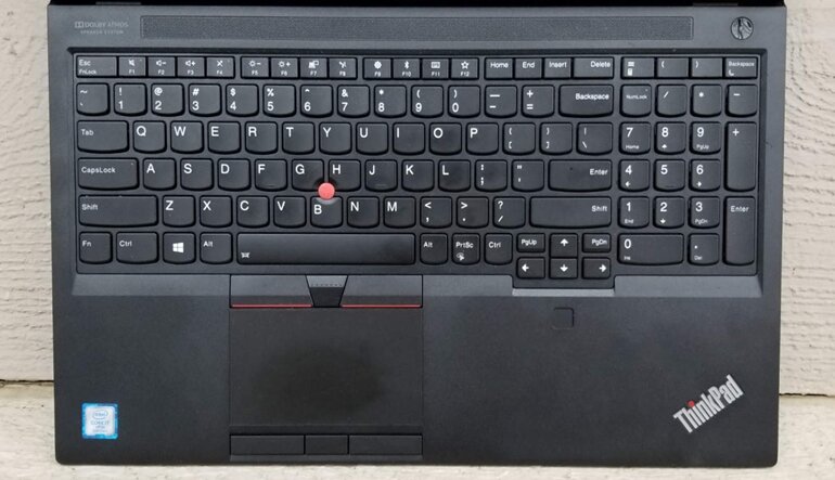 bàn phím của lenovo thinkpad p53