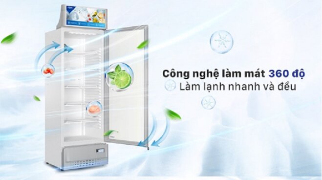 3 lí do bạn nên mua tủ mát Aqua AQS-AF440N với giá tầm 10 triệu đồng 