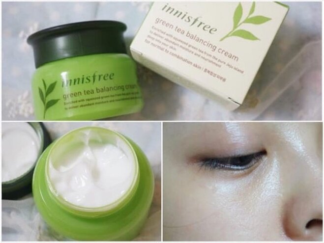 Kem dưỡng ẩm Innisfree Green Tea Balancing Cream EX