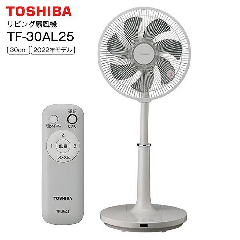 Đặc điểm thiết kế của quạt cây Toshiba TF-30AL25 ấn tượng