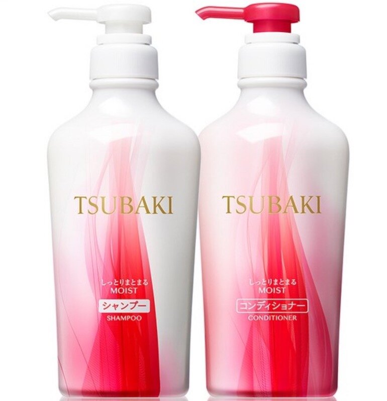 dầu gội dưỡng ẩm, giữ nếp Tsubaki Moist Shampoo