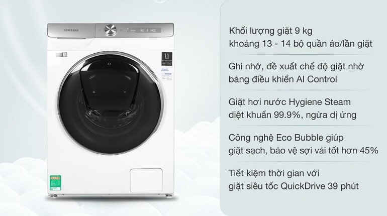 Máy giặt Samsung Inverter 9 kg 90KEOUW