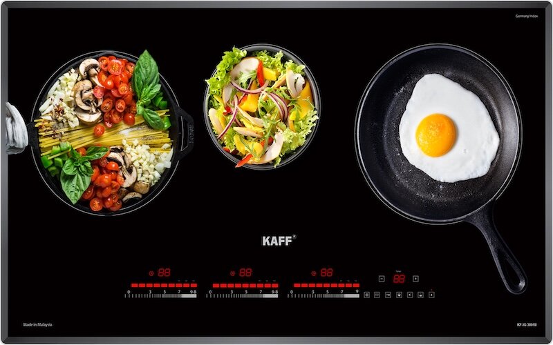 Bếp từ âm 3 vùng nấu Kaff KF-IG3001II công nghệ hiện đại, tiện ích thông minh