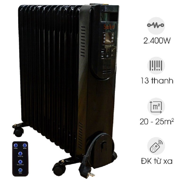 máy sưởi dầu Saiko or-6213E