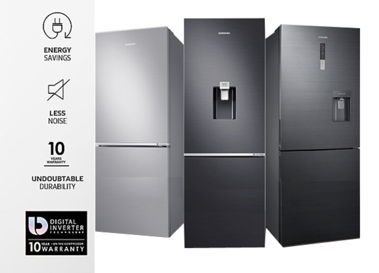 Tủ lạnh LG ngăn đá dưới có thiết kế thân thiện với người dùng.