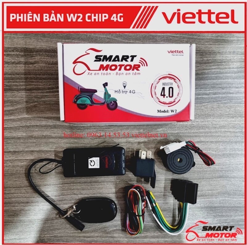 Thiết bị định vị xe máy Viettel ( Nguồn: viettelnet)