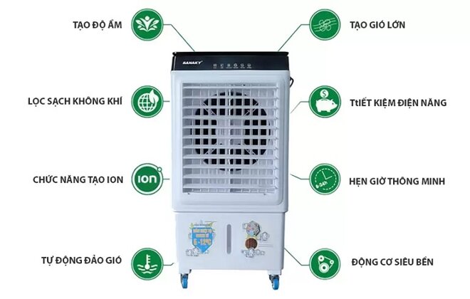 Quạt hơi nước Sanaky VH-5500AR