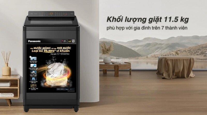 So sánh máy giặt Panasonic Inverter 11.5 Kg NA-FD115V3BV và NA-FD115X3BV