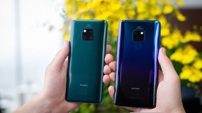 Thiết kế mặt sau của Mate 20 và Mate 20 Pro