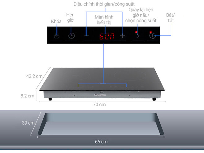 Bếp từ Midea MC-IHD361