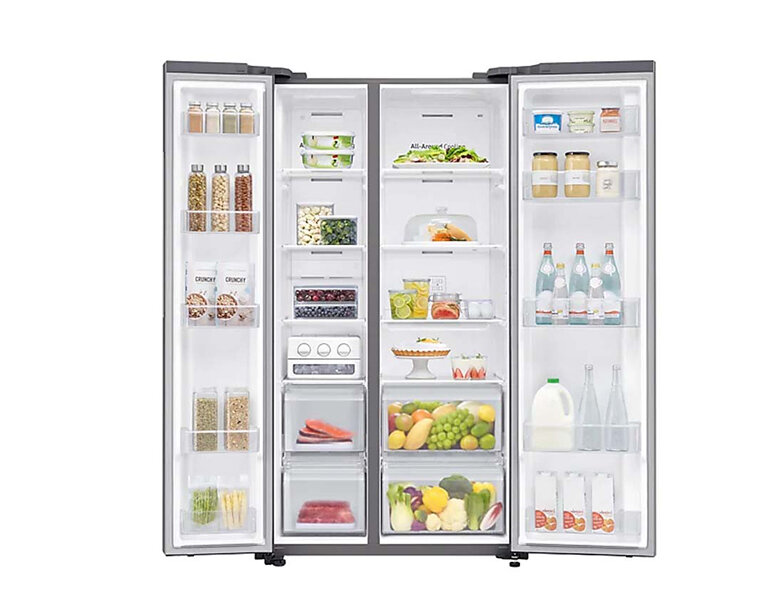 Tủ lạnh Samsung Side by Side 680L mang tới không gian lưu trữ rộng rãi, khoa học